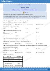Đề thi học kì 1 Toán 6 Chân trời sáng tạo - Đề số 18